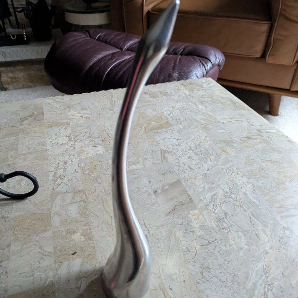 Vintage Hoselton Aluminum goose sculpture
